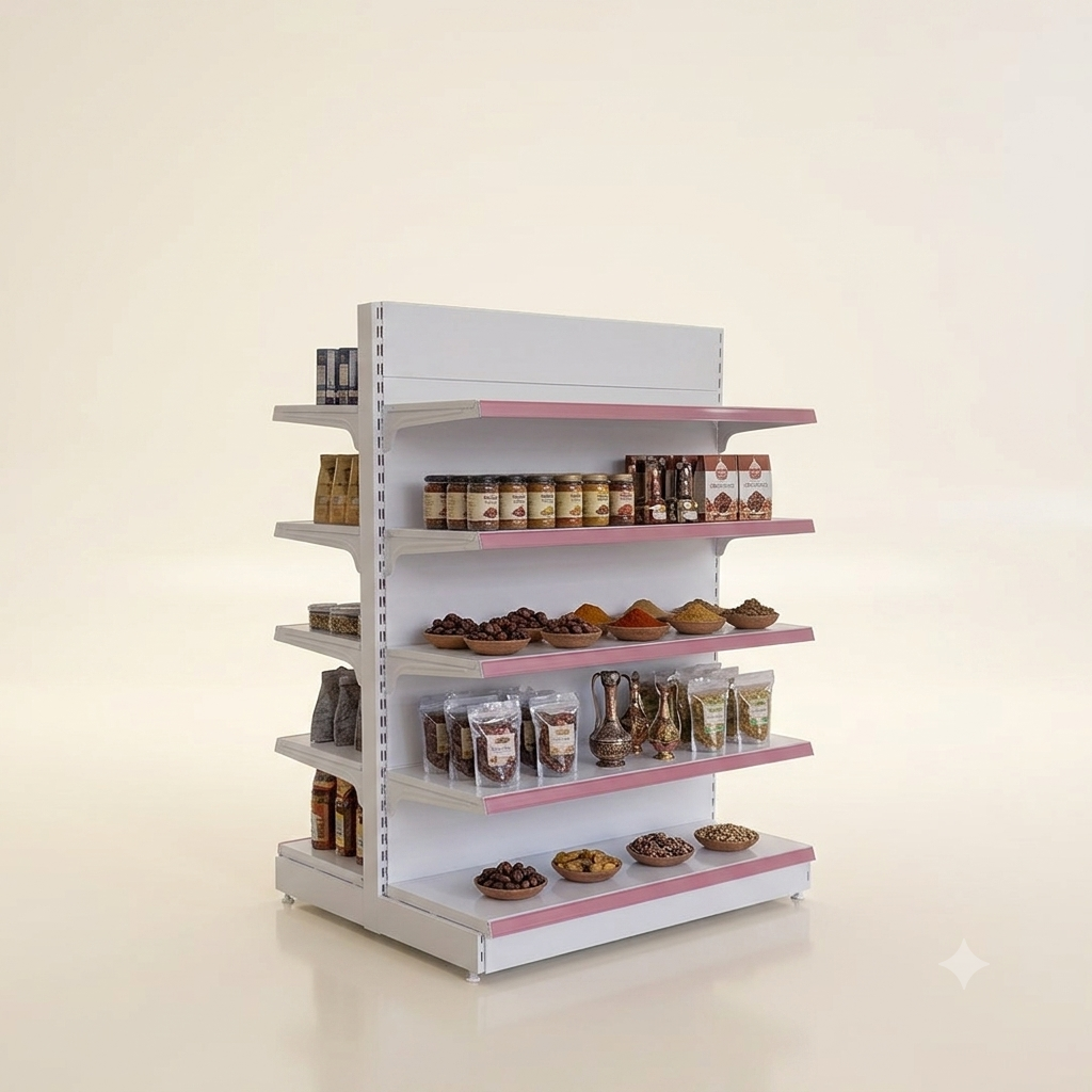 Super Market Double-sided Rack in White! 🛒