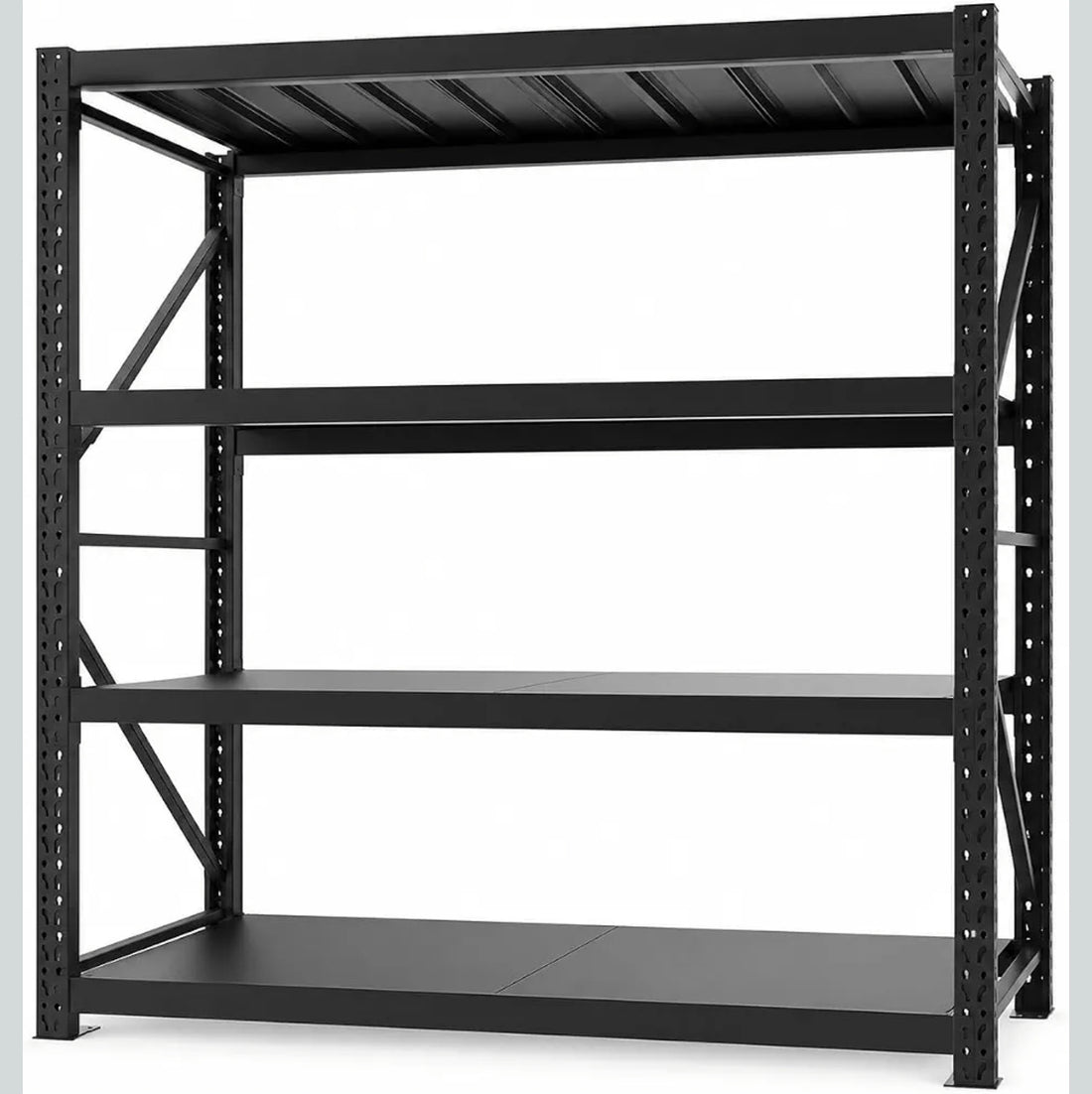 Black Storage Rack, 200KG Capacity