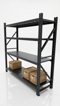 Black Storage Rack, 200KG Capacity