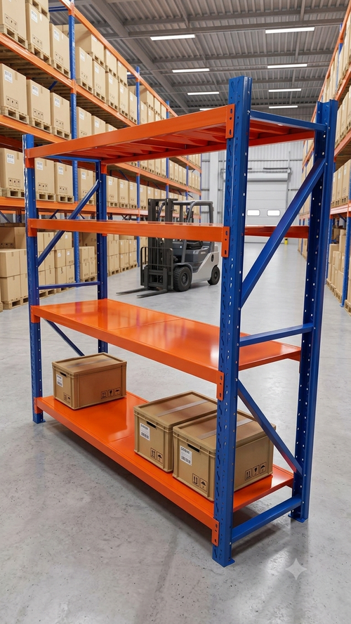 Storage Rack with 200kg Weight Support. Orange
