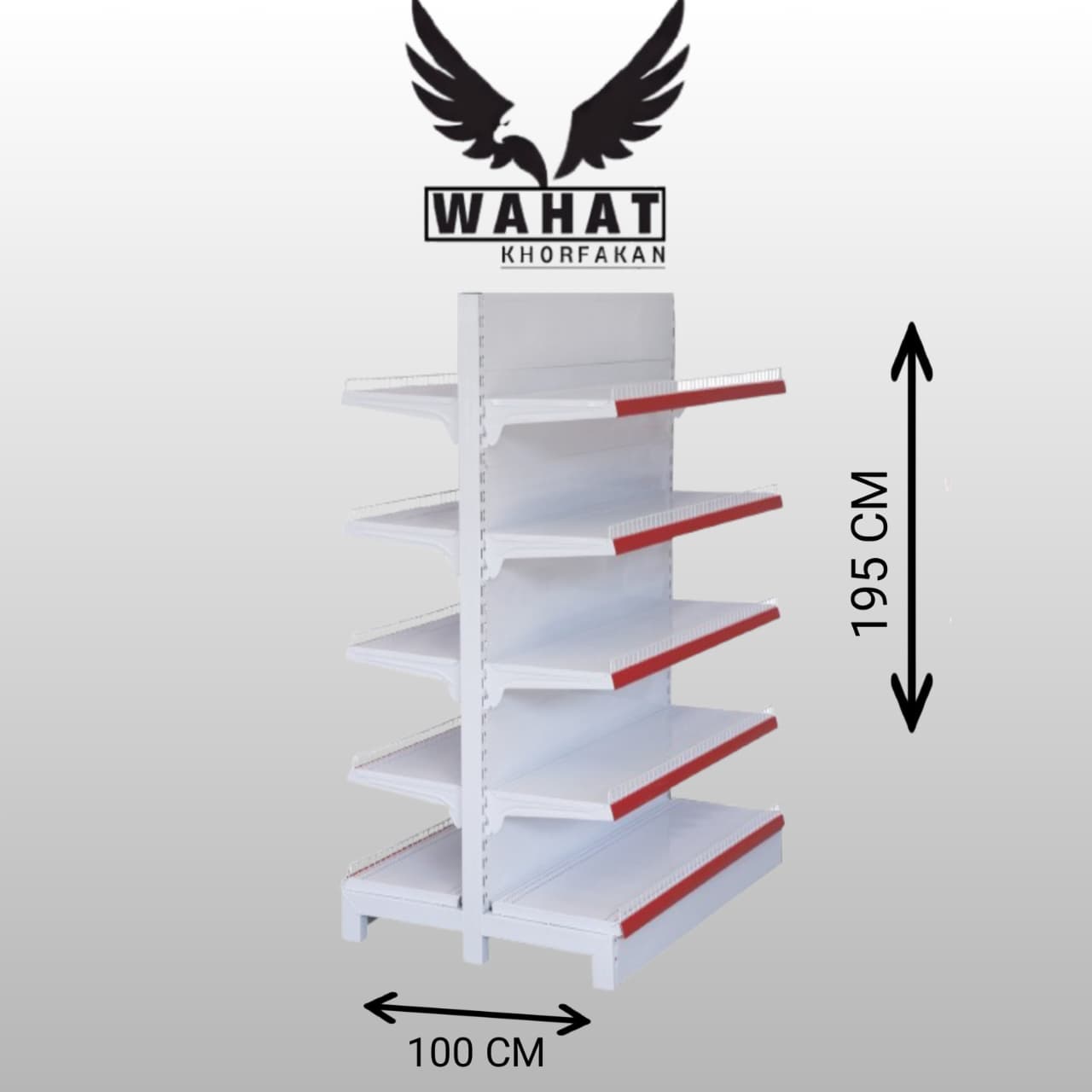 Super Market Double-sided Rack in White! 🛒