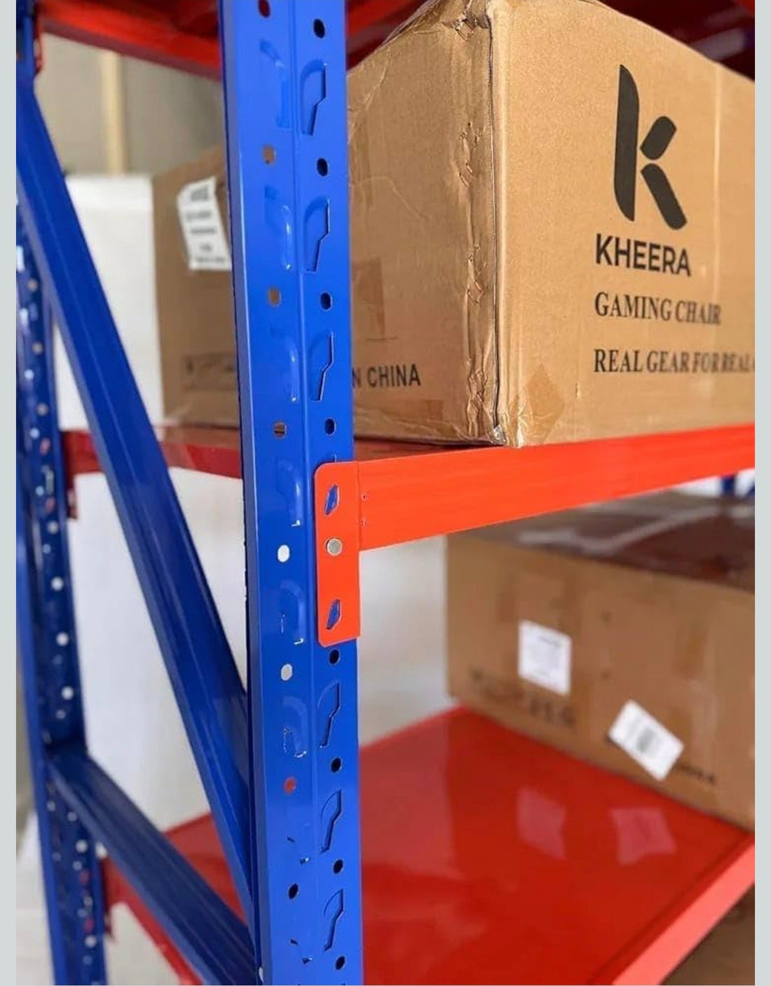 Heavy Duty Metal Warehouse 4 Steps Racking  200KG